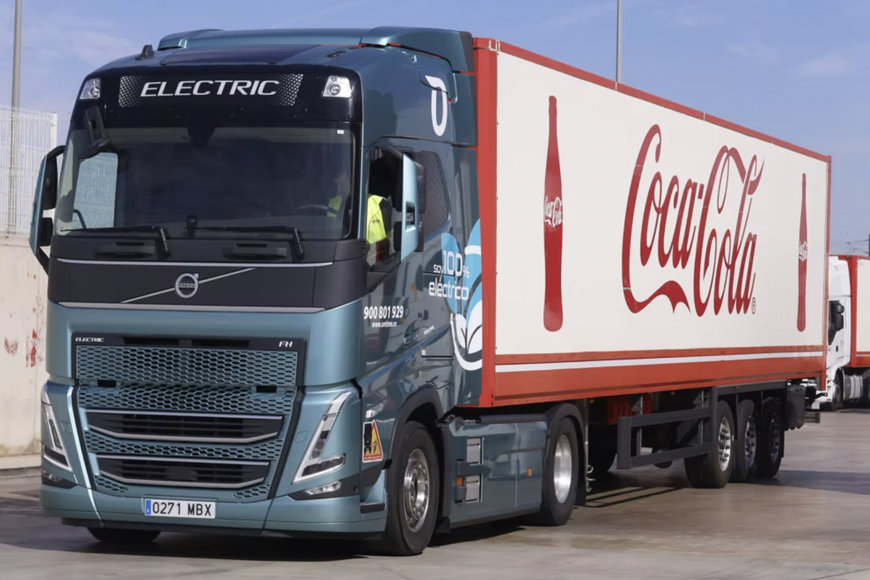 Volvo Trucks, Coca-Cola Europacific Partners y Ontime se unen para avanzar en el transporte de mercancías con camiones 100% eléctricos